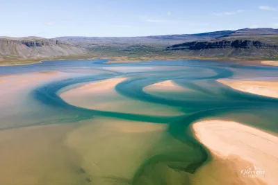Plage de Rauðisandur (vue drone)