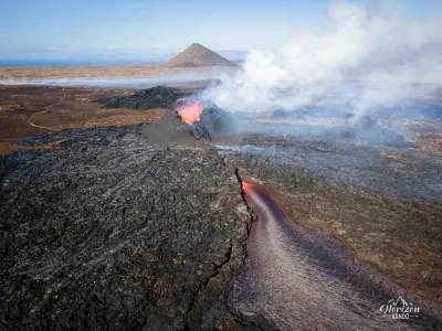 Litli-Hrútur en 2023 (vue drone)