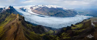 Skaftafellsjökull (vue drone) Skaftafellsjökull (vue drone)