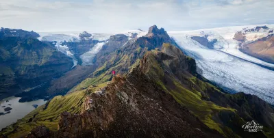 Morsárjökull et Skaftafellsjökull (vue drone) Morsárjökull et Skaftafellsjökull (vue drone)