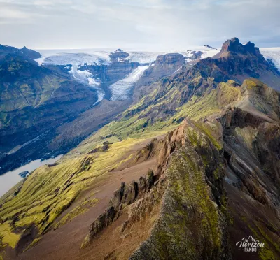 Morsárjökull (vue drone) Morsárjökull (vue drone)