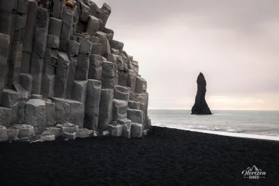 Colonne basaltique et Reynisdrangar