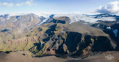 Mýrdalsjökull (drone shot)