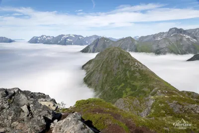 Urkeegga, le sentier de crête restant à parcourir Urkeegga