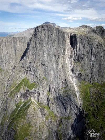 The vertical walls of Goksoyra (drone view) The vertical walls of Goksoyra (drone view)