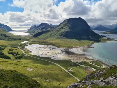 Depuis le petit sommet de Nubben Depuis le petit sommet de Nubben