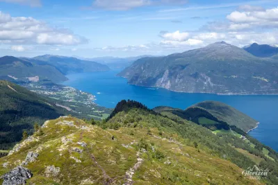 Magnificent views of the fjords throughout the hike Magnificent views of the fjords throughout the hike