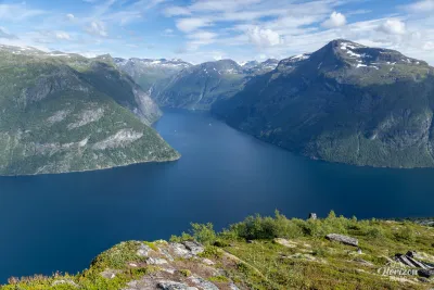Geirangerfjord depuis Sætrenibba Geirangerfjord depuis Sætrenibba