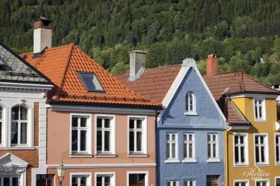 Maisons colorées de Bergen Maisons colorées de Bergen