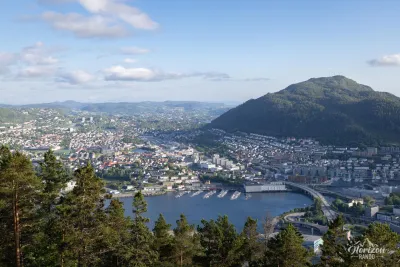 L'est de la ville de Bergen
