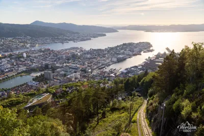 Bergen depuis Fløyen