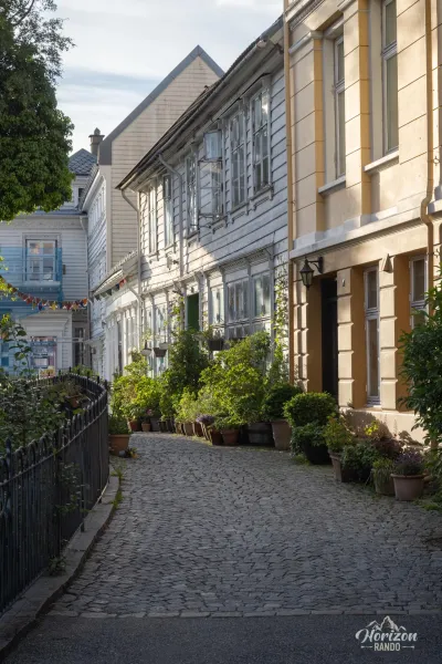 Nombreuses ruelles charmantes à Bergen