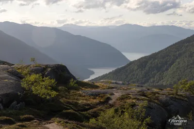 Hardangerfjord depuis le point de vue final