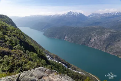 L'Åkrafjord et Langfoss L'Åkrafjord et Langfoss