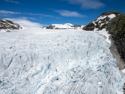 Flatbreen (vue drone) Flatbreen (vue drone)