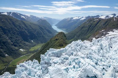 Flatbreen (vue drone) Flatbreen (vue drone)