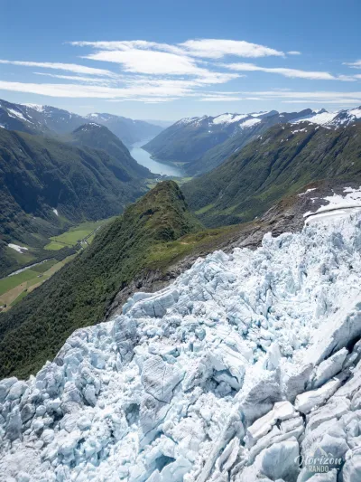 Flatbreen (vue drone) Flatbreen (vue drone)
