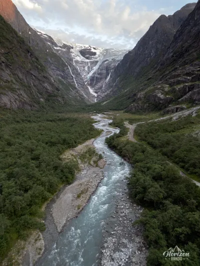 Kjenndalsbreen (vue drone)