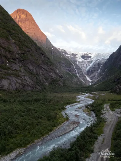 Kjendalsbreen (vue drone)