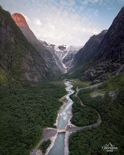 Kjendalsbreen (vue drone)