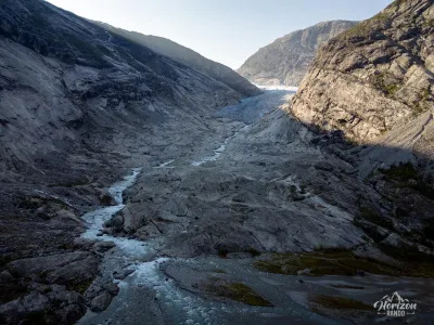 Nigardsbreen (vue drone) Nigardsbreen (vue drone)