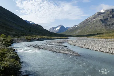 Rivière Visa au départ de Spiterstulen Rivière Visa au départ de Spiterstulen
