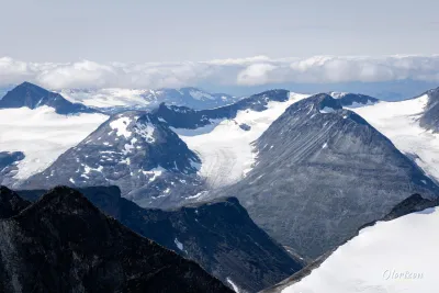 Glaciers à perte de vue Glaciers à perte de vue