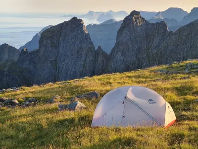 Magnifique emplacement de bivouac