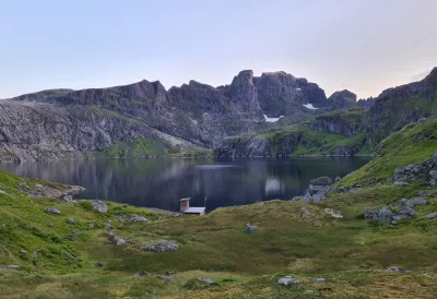 Lac de Krokvatnet (340 m) Lac de Krokvatnet (340 m)