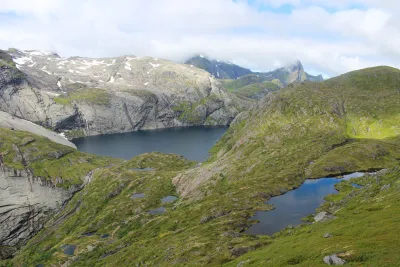 Lac de Fjerddalsvatnet (222 m) Lac de Fjerddalsvatnet (222 m)