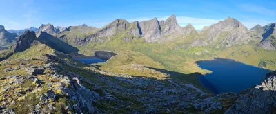Lac de Fageråvatnet et baie de Stormakpollen Lac de Fageråvatnet et baie de Stormakpollen
