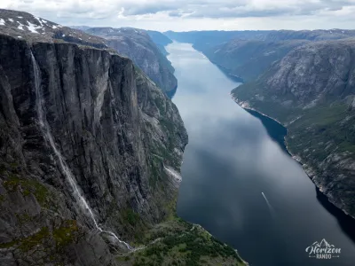 Lysefjord (vue drone) Lysefjord (vue drone)