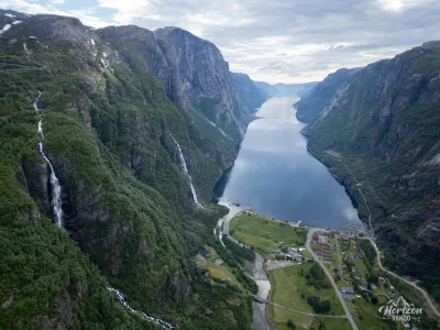 Lysebotn (vue drone) Lysebotn (vue drone)