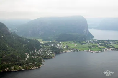 Embouchure du Lysefjord Embouchure du Lysefjord