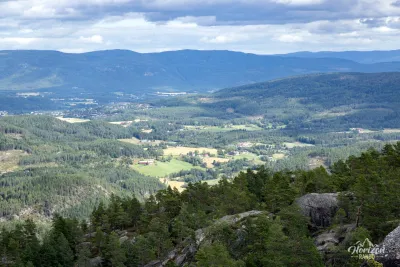 Vue sur la vallée depuis Gygrestolen