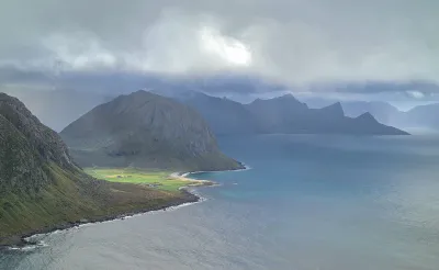 Légère percée à Utakleiv Légère percée à Utakleiv