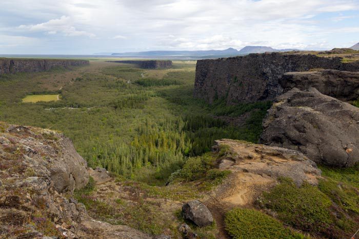 Randonnée du Canyon d'Ásbyrgi