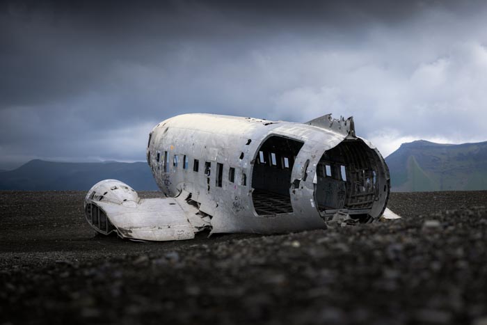Randonnée de l'Épave d'avion de Sólheimasandur