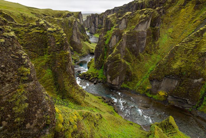 Randonnée du Canyon de Fjaðrárgljúfur